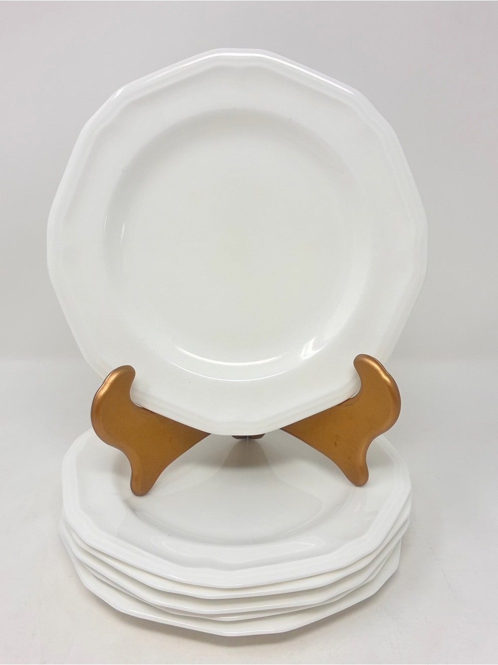 Mikasa Bone China Antique White Dessert Bread Butter Plates 6.75” Set of 6